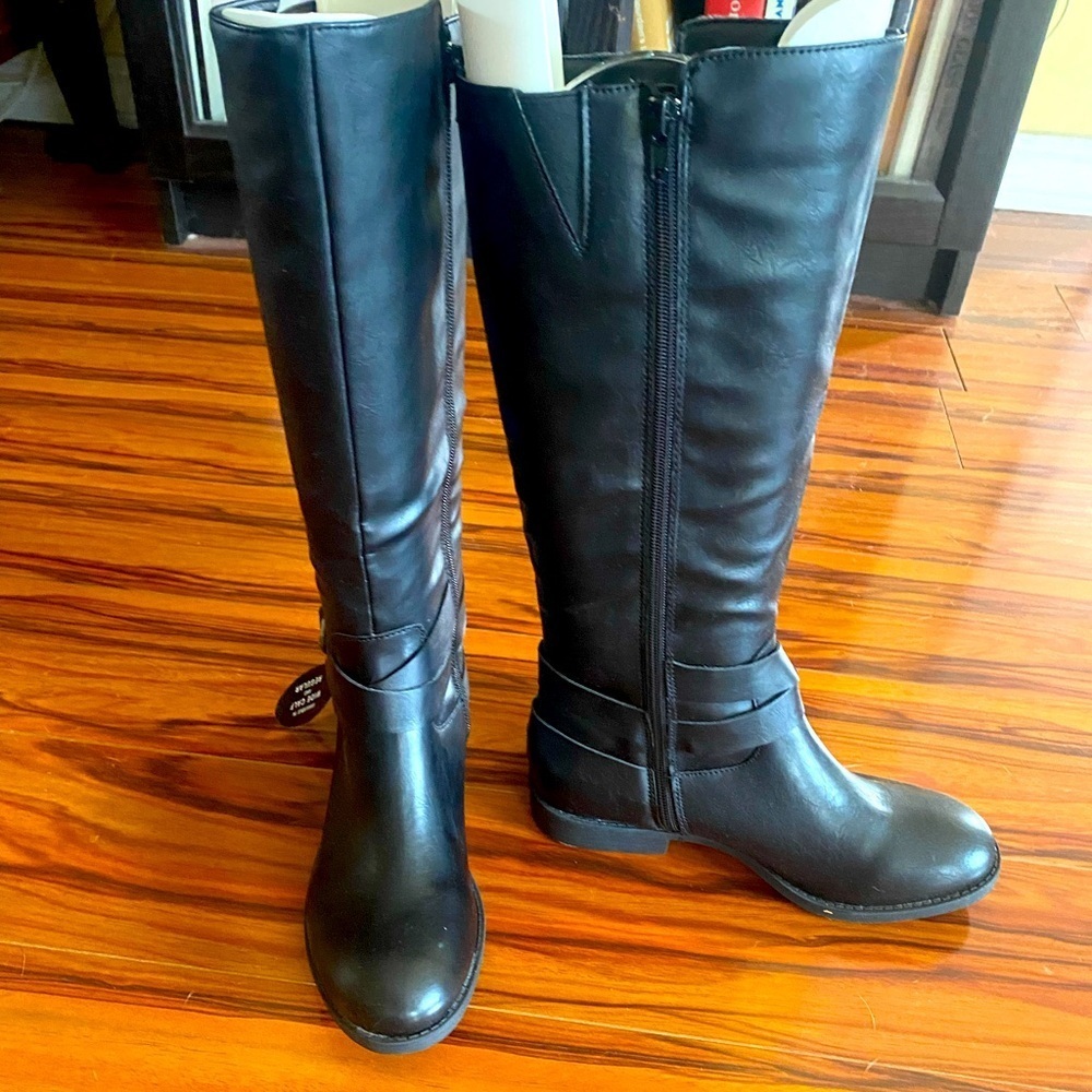 Style @ Co Black Riding Boots Madixie - Picture 2 of 6